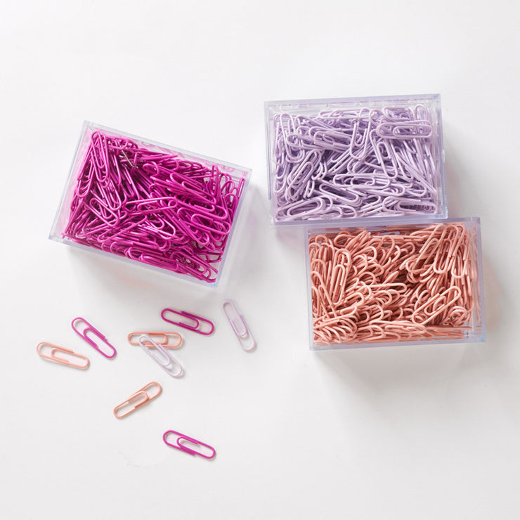 Colored Paper Clips Office Supplies