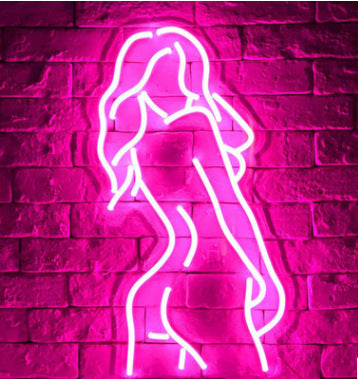 Lady LED Neon Sign Light