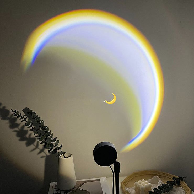 USB Moon Lamp Sunset Projector