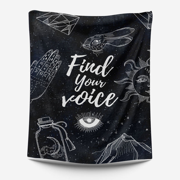 Nordic Line Moon Tapestry Decor