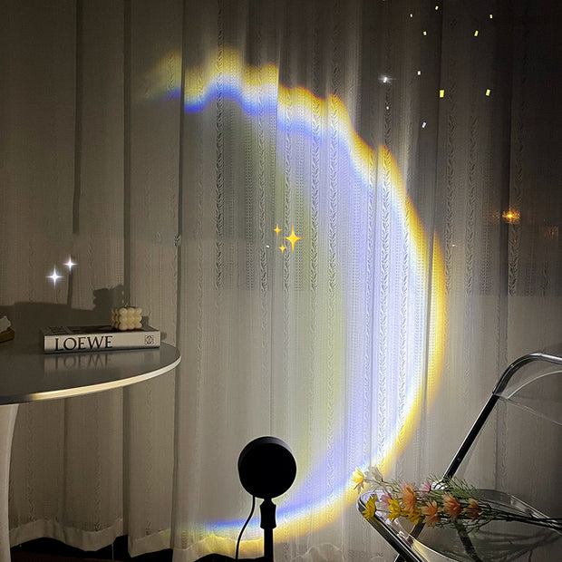 USB Moon Lamp Sunset Projector