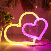 LED Neon Double Love Sign