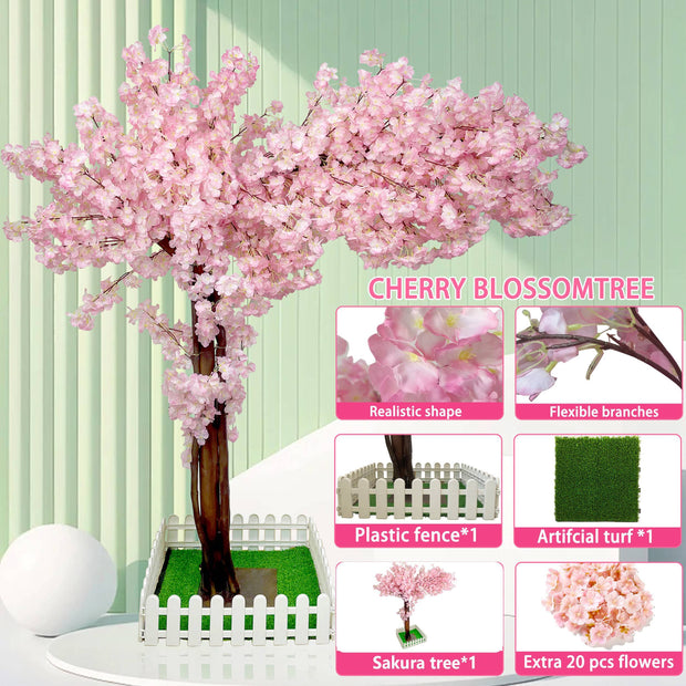 Artificial Cherry Blossom Tree Decor