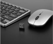 Wireless Silent Keyboard Mouse Set