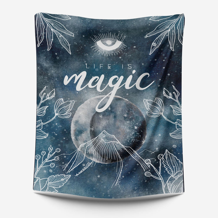 Nordic Line Moon Tapestry Decor