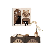 Cute Cat Decorative Painting