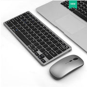 Wireless Silent Keyboard Mouse Set