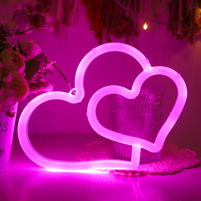 LED Neon Double Love Sign