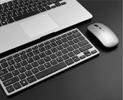 Wireless Silent Keyboard Mouse Set