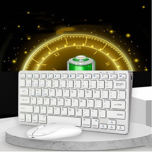 Wireless Silent Keyboard Mouse Set