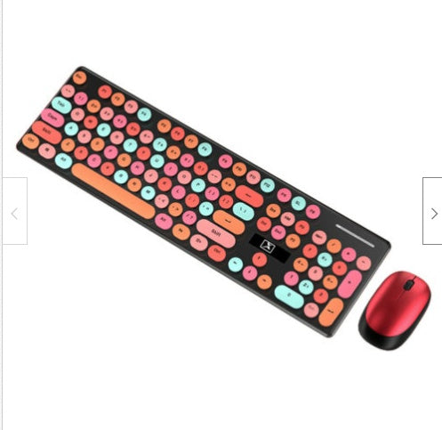Wireless Punk Keyboard Mouse Set