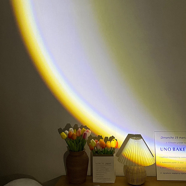 USB Moon Lamp Sunset Projector