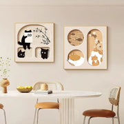 Cute Cat Decorative Painting