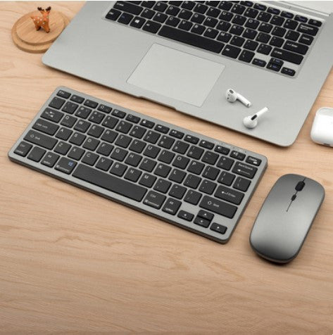 Wireless Silent Keyboard Mouse Set